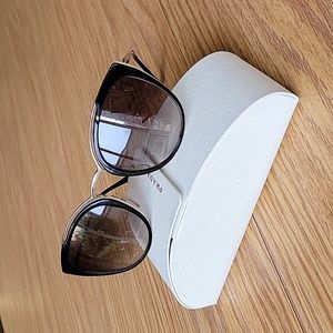PRADA Black/Silver Sunglasses